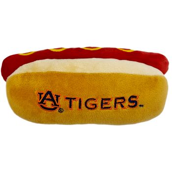 Auburn Tigers- Plush Hot Dog Toy